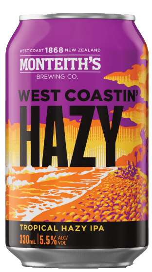 Monteiths West Coastin Hazy IPA Can (12pk)