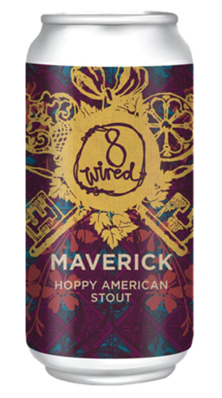 8 Wired Maverick American Stout 4x6 Cans (6 Pack)