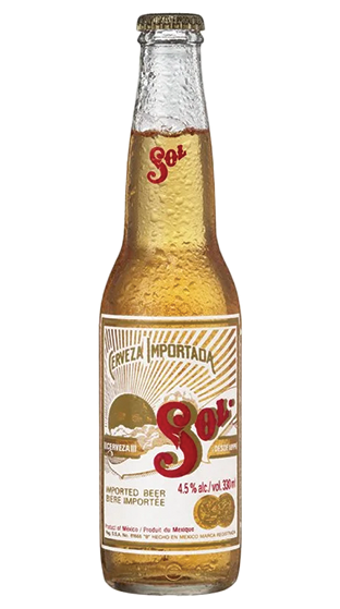 Sol Mexican Beer Bottles (12 Pack) (330ml)