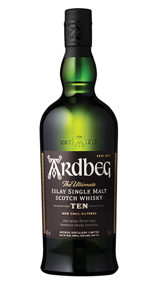Ardbeg Whisky 10 Year Old Single Malt Whisky (700ml)
