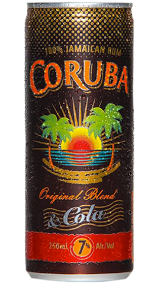 Coruba Coruba & Cola Cans 12 Pack (250ml)