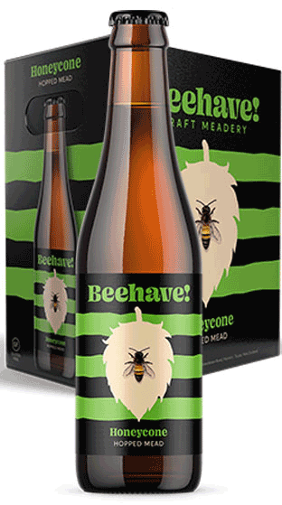 Beehave Craft Meadery Honeycone Hopped Mead (6 Pack)