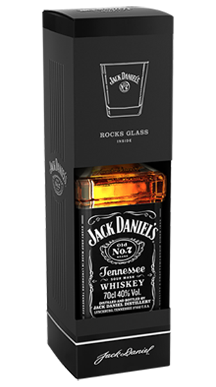 Jack Daniels Old No.7 & Glasses
