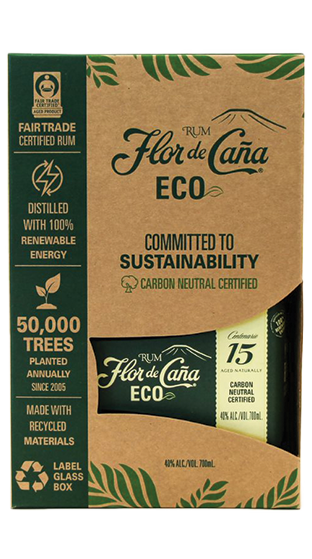 Flor De Cana Centenario 15 Year Old Eco Box